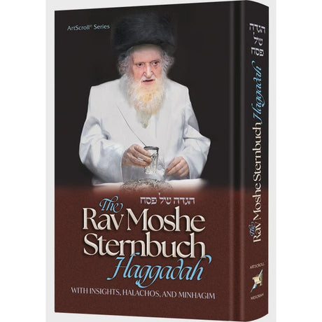 The Rav Moshe Sternbuch Haggadah - Insights, Halachos, & Minhagim {Holiday-Pesach-Books} Manchester Judaica