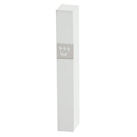 Wood Mezuzah 15cm - White Judaica-Home-Mezuzah Holder 23072 Manchester Judaica