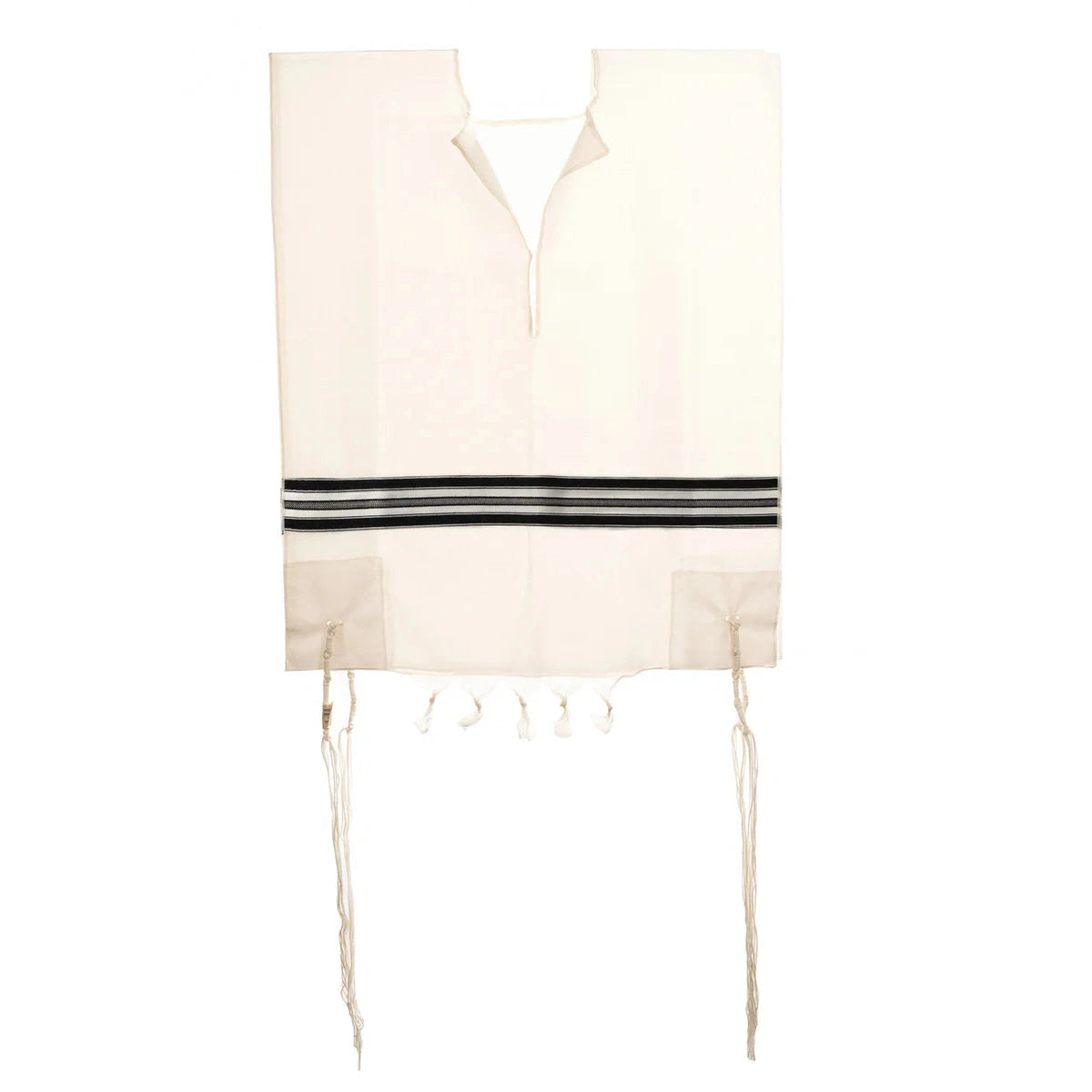 Wool Tzitzis 2 Holes {Judaica-Clothing-Tzitzit & Accessories} Manchester Judaica